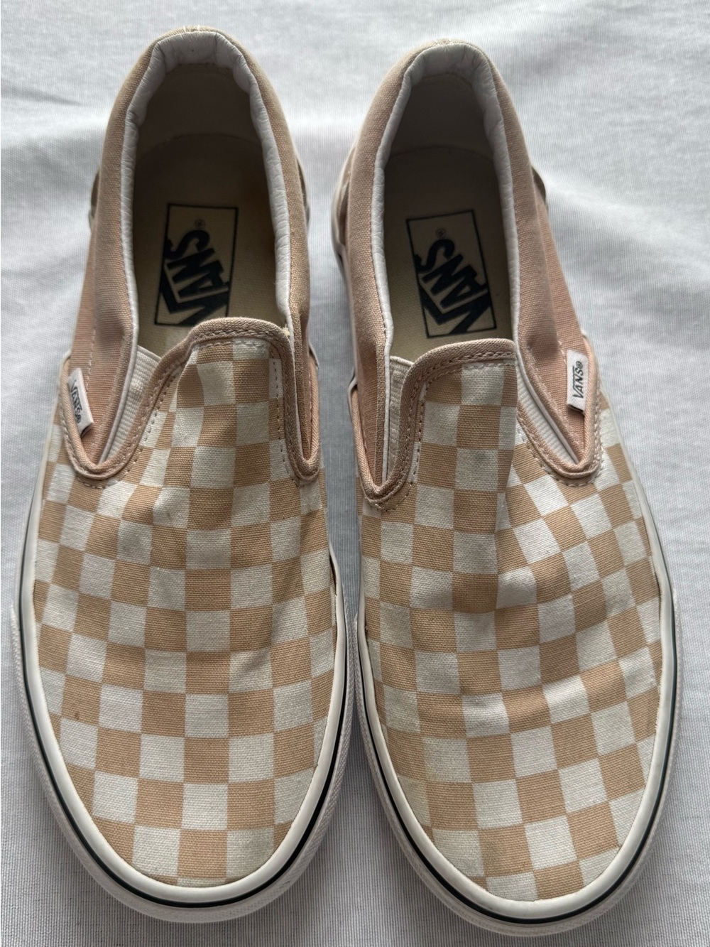Vans Classic Slip On Checkerboard Sneakers Size Men 7.5 Women 9